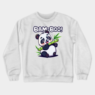 panda bam-boo Crewneck Sweatshirt